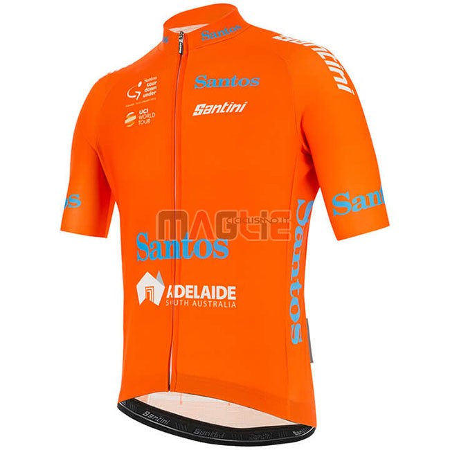 Maglia Tour Down Under Ochre Manica Corta 2019 Arancione